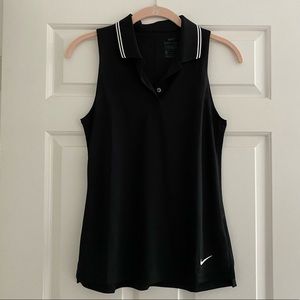 Nike sleeveless golf polo